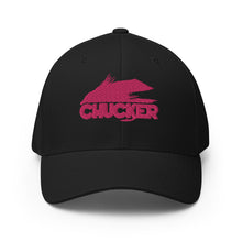 Load image into Gallery viewer, Pink Chucker Fly Flexfit Hat