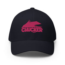 Load image into Gallery viewer, Pink Chucker Fly Flexfit Hat
