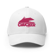 Load image into Gallery viewer, Pink Chucker Fly Flexfit Hat