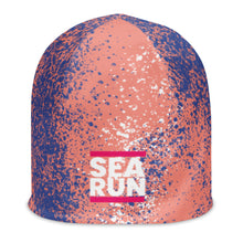 Load image into Gallery viewer, Pink Splatter Sea Run Beanie