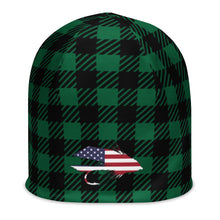 Load image into Gallery viewer, Stars & Stripes Muddler Plaid Beanie