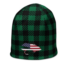 Load image into Gallery viewer, Stars & Stripes Muddler Plaid Beanie