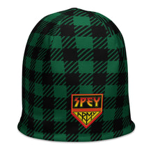 Load image into Gallery viewer, Spey Army Plaid Beanie
