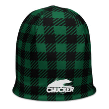 Load image into Gallery viewer, Chucker Fly Green Plaid Beanie
