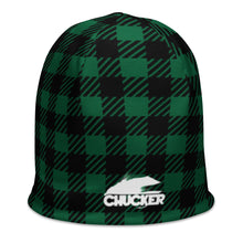 Load image into Gallery viewer, Chucker Fly Green Plaid Beanie