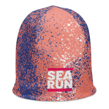 Load image into Gallery viewer, Pink Splatter Sea Run Beanie