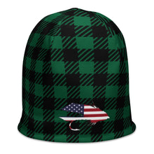 Load image into Gallery viewer, Stars & Stripes Muddler Plaid Beanie