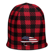 Load image into Gallery viewer, Stars & Stripes Muddler RedBlack Beanie
