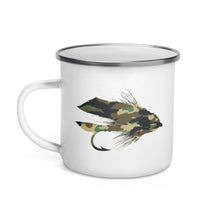 Load image into Gallery viewer, Camo Muddler Enamel Mug - Chucker Fly Apparel