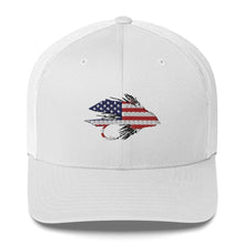 Load image into Gallery viewer, Stars & Stripes Muddler Trucker Hat - Chucker Fly Apparel