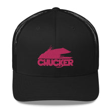 Load image into Gallery viewer, Pink Chucker Fly Trucker Hat - Chucker Fly Apparel
