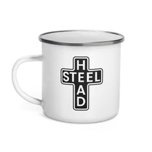 Load image into Gallery viewer, Holy Steelhead Enamel Mug - Chucker Fly Apparel