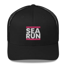 Load image into Gallery viewer, Pink SEA RUN Trucker Hat - Chucker Fly Apparel