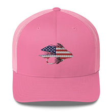 Load image into Gallery viewer, Stars & Stripes Muddler Trucker Hat - Chucker Fly Apparel