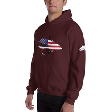 Load image into Gallery viewer, Stars & Stripes Muddler Hoodie - Chucker Fly Apparel