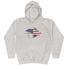 Load image into Gallery viewer, Kids Stars &amp; Stripes Muddler Hoodie - Chucker Fly Apparel
