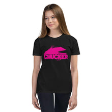 Load image into Gallery viewer, Youth Pink Chucker Fly T-Shirt - Chucker Fly Apparel
