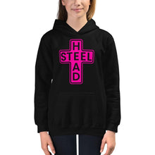 Load image into Gallery viewer, Kids Pink Holy Steelhead Hoodie - Chucker Fly Apparel