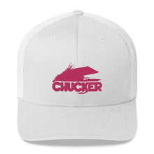 Load image into Gallery viewer, Pink Chucker Fly Trucker Hat - Chucker Fly Apparel