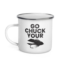 Load image into Gallery viewer, Go Chuck Your Enamel Mug - Chucker Fly Apparel