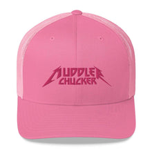 Load image into Gallery viewer, Pink Metal Muddler Trucker Hat - Chucker Fly Apparel