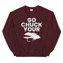 Load image into Gallery viewer, Go Chuck Your Sweatshirt - Chucker Fly Apparel