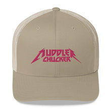 Load image into Gallery viewer, Pink Metal Muddler Trucker Hat - Chucker Fly Apparel