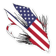 Load image into Gallery viewer, Stars & Stripes Muddler sticker - Chucker Fly Apparel