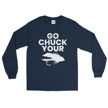 Load image into Gallery viewer, Go Chuck Your LS Shirt - Chucker Fly Apparel