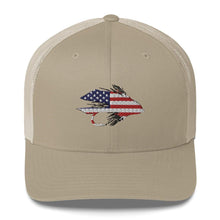Load image into Gallery viewer, Stars & Stripes Muddler Trucker Hat - Chucker Fly Apparel