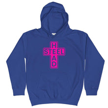 Load image into Gallery viewer, Kids Pink Holy Steelhead Hoodie - Chucker Fly Apparel