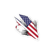 Load image into Gallery viewer, Stars & Stripes Muddler sticker - Chucker Fly Apparel
