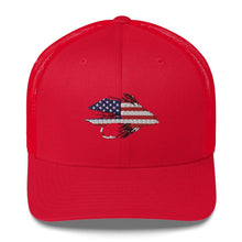 Load image into Gallery viewer, Stars & Stripes Muddler Trucker Hat - Chucker Fly Apparel