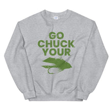 Load image into Gallery viewer, Go Chuck Your Sweatshirt - Chucker Fly Apparel