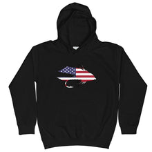 Load image into Gallery viewer, Kids Stars & Stripes Muddler Hoodie - Chucker Fly Apparel