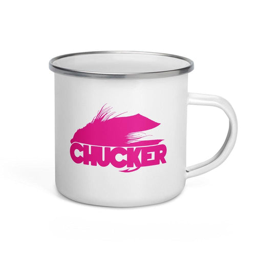 Pink Chucker Fly Enamel Mug - Chucker Fly Apparel