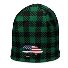 Load image into Gallery viewer, Stars &amp; Stripes Muddler Plaid Beanie
