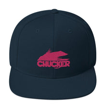 Load image into Gallery viewer, Pink Chucker Fly Snapback Hat - Chucker Fly Apparel
