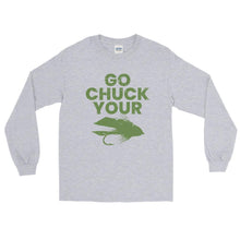 Load image into Gallery viewer, Go Chuck Your LS Shirt - Chucker Fly Apparel
