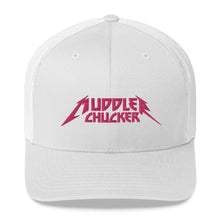 Load image into Gallery viewer, Pink Metal Muddler Trucker Hat - Chucker Fly Apparel
