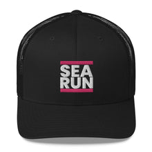 Load image into Gallery viewer, Pink SEA RUN Trucker Hat - Chucker Fly Apparel
