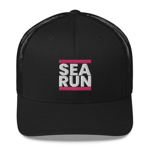Pink SEA RUN Trucker Hat - Chucker Fly Apparel
