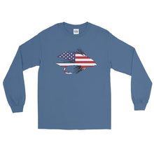 Load image into Gallery viewer, Stars &amp; Stripes LS Shirt - Chucker Fly Apparel
