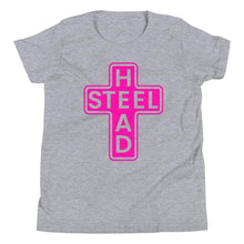 Load image into Gallery viewer, Youth Pink Holy Steelhead T-Shirt - Chucker Fly Apparel
