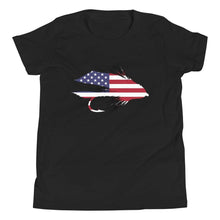 Load image into Gallery viewer, Youth Stars &amp; Stripes Muddler T-Shirt - Chucker Fly Apparel
