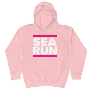 Kids Pink SEA RUN Hoodie - Chucker Fly Apparel