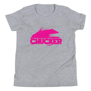 Youth Pink Chucker Fly T-Shirt - Chucker Fly Apparel