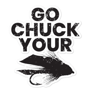 Go Chuck Your Muddler stickers - Chucker Fly Apparel