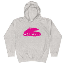 Load image into Gallery viewer, Kids Pink Chucker Fly Hoodie - Chucker Fly Apparel
