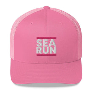 Pink SEA RUN Trucker Hat - Chucker Fly Apparel